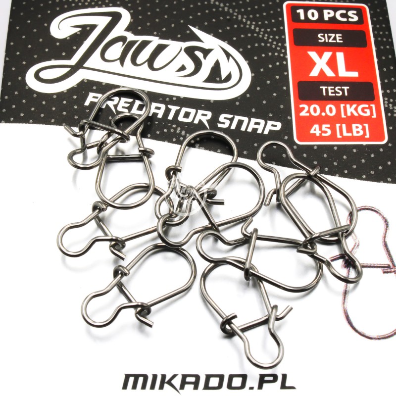 Agrafka Spinning Mikado Jaws Predator Snap XL – moc i precyzja dla dużych drapieżników