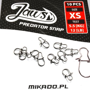 Agrafka Spinning Mikado Jaws Predator Snap XS – lekka i niezawodna do ultralightu