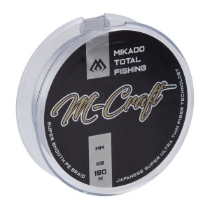 Plecionka Mikado M-Craft Braid 0.06 mm 150 m Gray – Cienka i Czuła