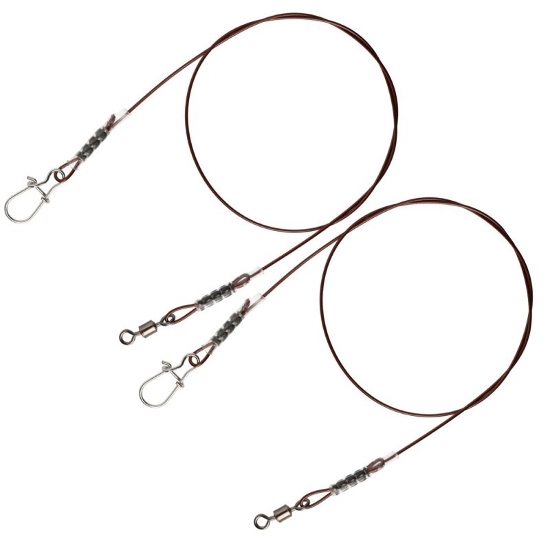 Przypon stalowy Mikado Dream Leader Surflon 7x7 25cm 18kg – do dużych drapieżników