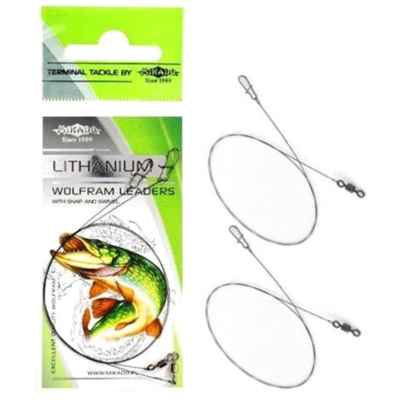 Przypon wolframowy Mikado Lithanium 15cm 2,5kg – ultralekki i niezawodny