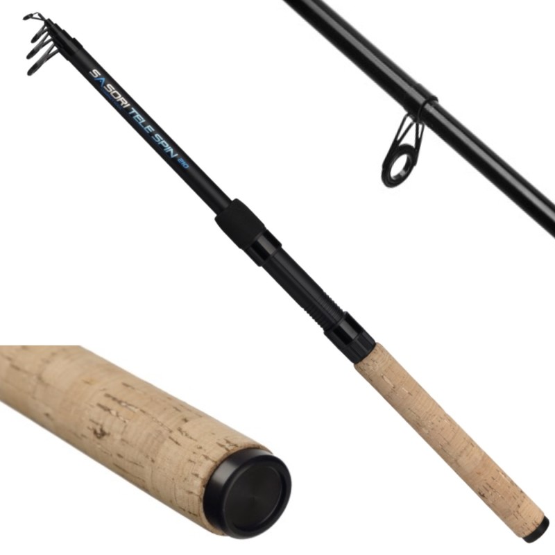 Wędka Mikado Sasori Tele Spin 240 10–30g – kompaktowy spinning teleskopowy