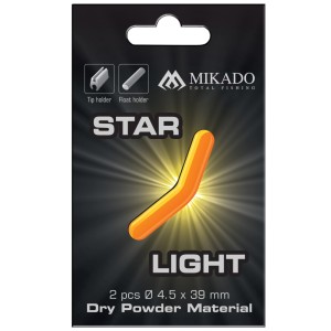 Świetlik Proszkowy Mikado 3.0x23mm (2 szt.) – żółtozielony, do 12h świecenia