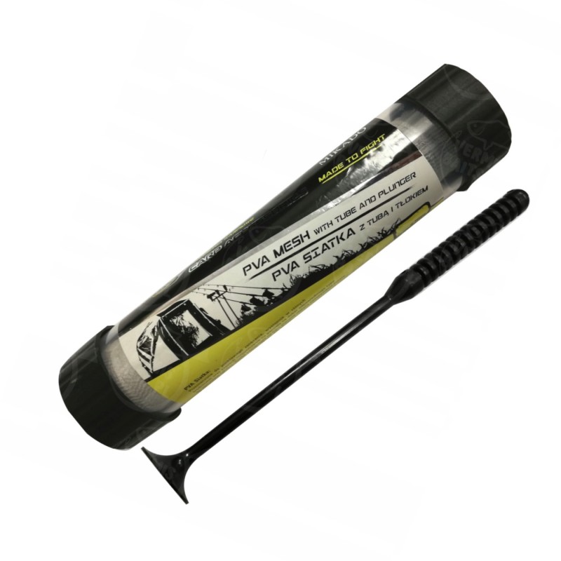 Mikado Siatka PVA z Tubą i Tłokiem 44mm/5m Wolno Rozpuszczalna | Skuteczne nęcenie karpiowe