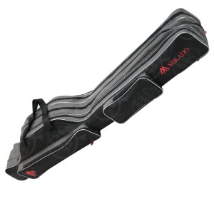 Pokrowiec wędkarski 3 komory 120 cm czarny Mikado – kompaktowa ochrona sprzętu