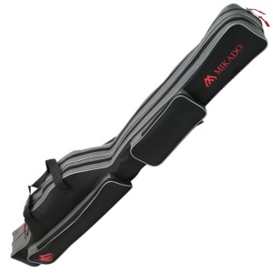 Pokrowiec wędkarski Mikado 130 cm 2 Komory Czarny – kompaktowy i wodoodporny futerał