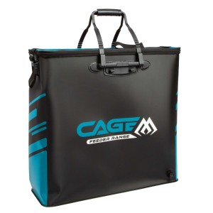 Torba wędkarska na siatki Mikado Cage 60×55×20 cm – wodoodporna torba EVA z korkiem odpływowym