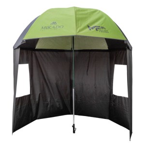 Parasol wędkarski Mikado Method Feeder 2.5 m z osłoną – wodoodporny parasol feederowy