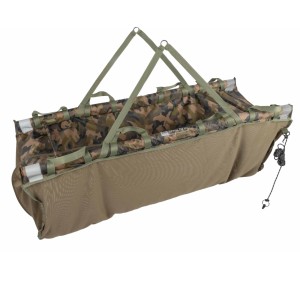 Worek karpiowy Mikado Enclave Camo Wide Sling – bezpieczne ważenie i przetrzymywanie ryb