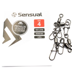 Krętlik Rolkowy z Agrafką Mikado Nr 4 – 25kg / 5 szt.