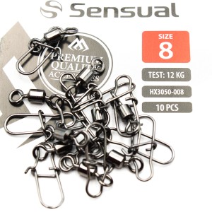 Krętlik Rolkowy z Agrafką Mikado Nr 8 – 12kg / 10 szt.