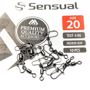 Krętlik Rolkowy z Agrafką Mikado nr 20 – 10 szt. / 6 kg