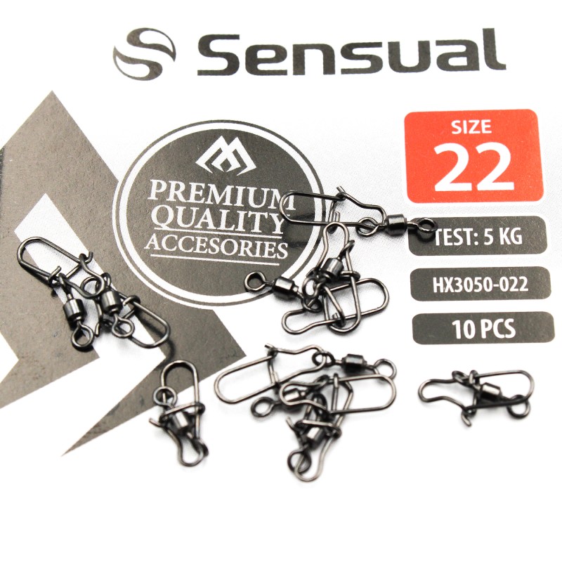 Krętlik Rolkowy z Agrafką Mikado nr 22 – 10 szt. / 5 kg