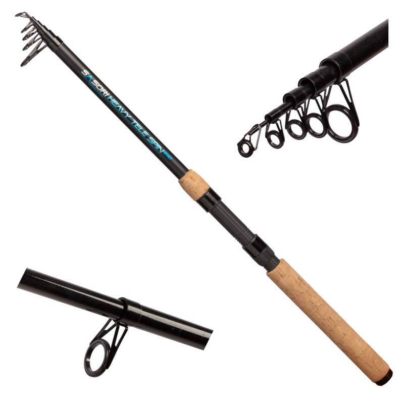 Wędka Mikado Sasori Heavy Tele Spin 270 30–60g – mocny spinning teleskopowy