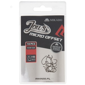 Haki Spinning Jaws Micro Offset nr 4 – 10 szt. | Ostrość i precyzja