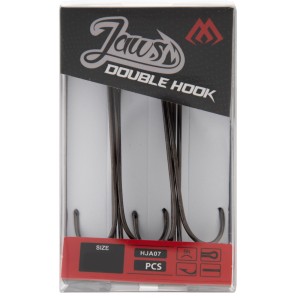 Kotwica Mikado Jaws Double Hook 1/0 – podwójna kotwica do przynęt gumowych