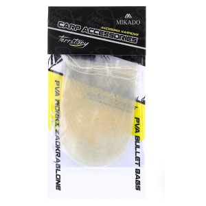 Mikado PVA Worki Zaokrąglone z Zamknięciem 65x190mm (10 szt.) | Profesjonalne worki do nęcenia karpi