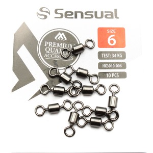 Krętlik Rolkowy Mikado Nr 6 BN – 34kg / 10 szt.