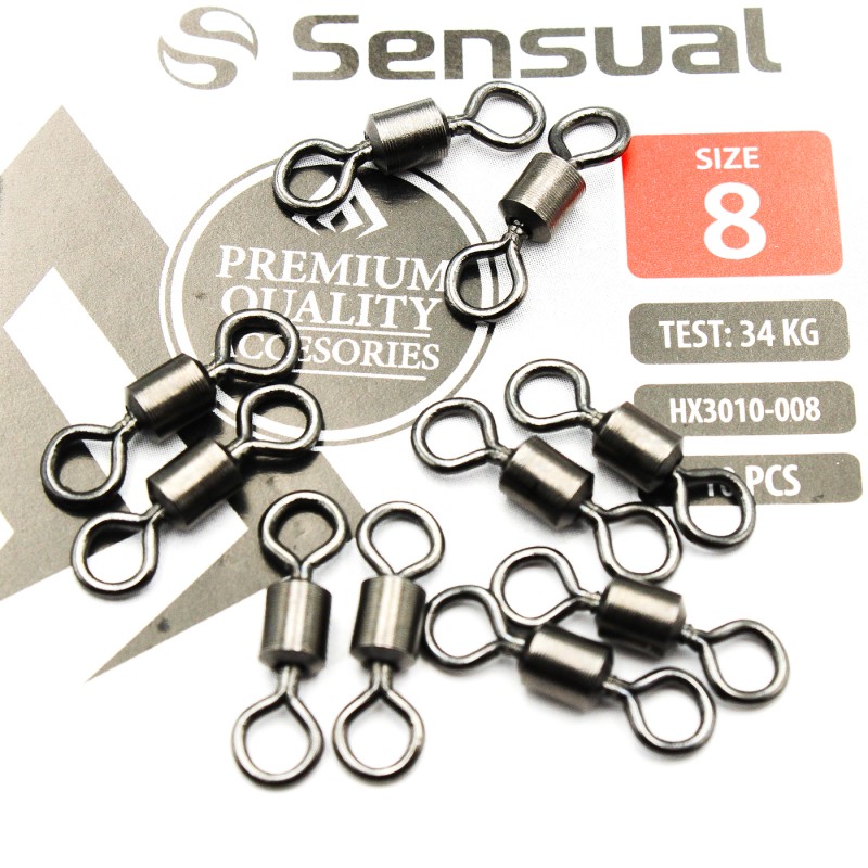 Krętlik Rolkowy Mikado Nr 8 BN – 34kg / 10 szt.