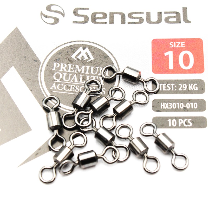 Krętlik Rolkowy Mikado Nr 10 BN – 29kg / 10 szt.