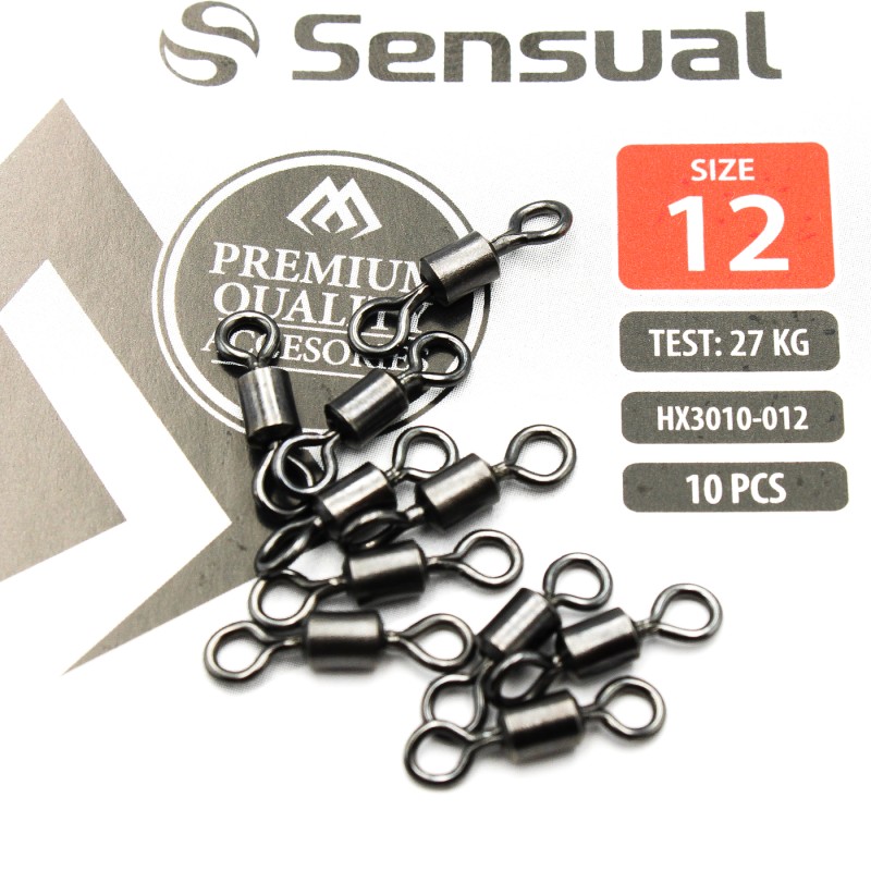 Krętlik Rolkowy Mikado Nr 12 BN – 27kg / 10 szt.