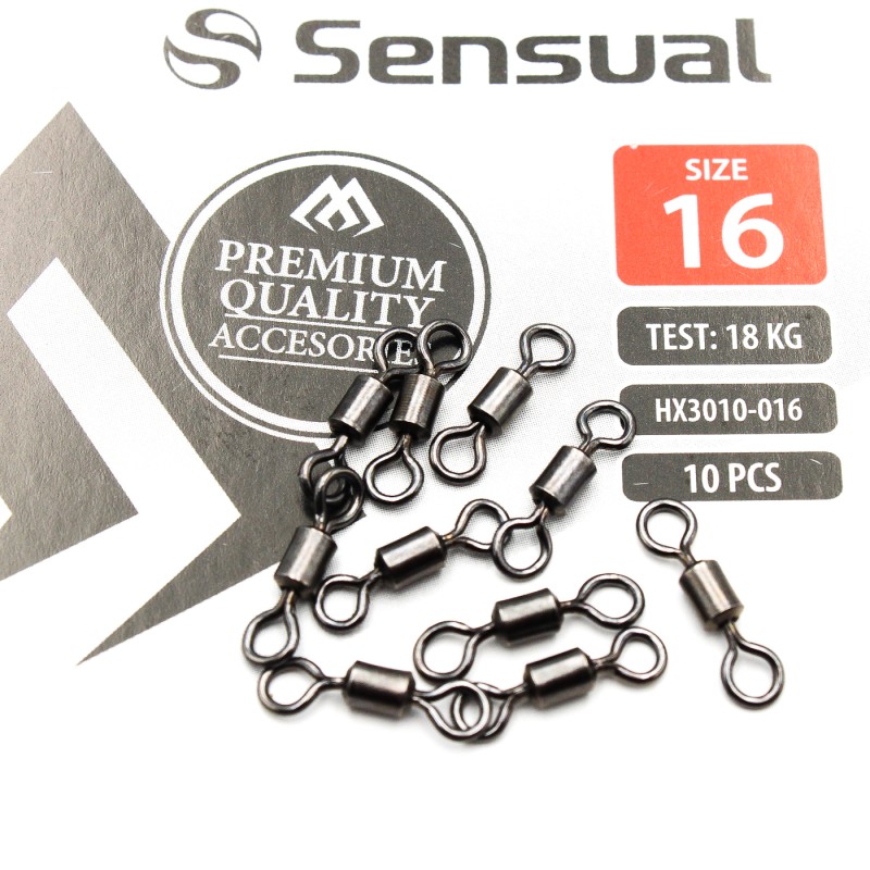 Krętlik Rolkowy Mikado Nr 16 BN – 18kg / 10 szt.