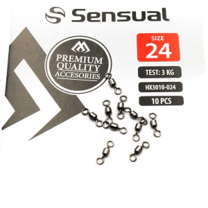 Krętlik Rolkowy Mikado Nr 24 BN – 3kg / 10 szt.