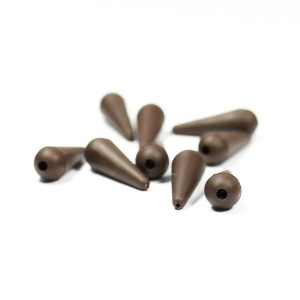 Koralik stożkowy brązowy Undercarp – ochrona węzła i amortyzacja zestawu