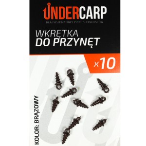 Wkrętka do Przynęt brązowa UnderCarp – idealna do pop-upów i D-rig