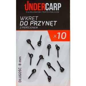 Wkręt do Przynęt z Pierścieniem 8 mm UnderCarp – naturalna praca mini przynęt