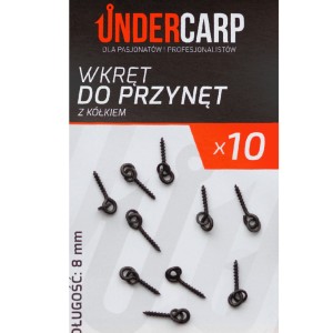 Wkręt do Przynęt z Kółkiem 8 mm UnderCarp – naturalna praca małych przynęt