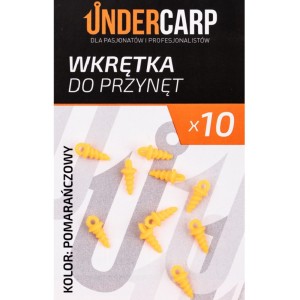 Wkrętka do przynęt pomarańczowa UnderCarp – idealna do pop-upów i D-rig