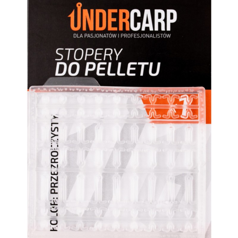 Stopery do pelletu przezroczyste Undercarp – stabilne mocowanie przynęt