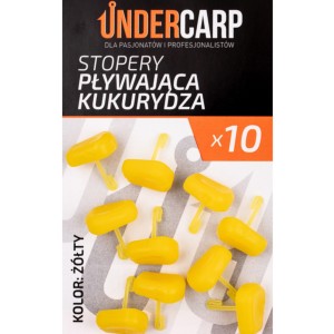 Stopery pływająca kukurydza żółta Undercarp – pływające stopery do włosa