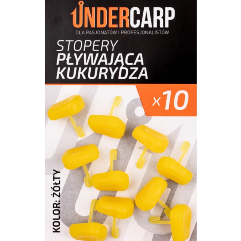 Stopery pływająca kukurydza żółta Undercarp – pływające stopery do włosa