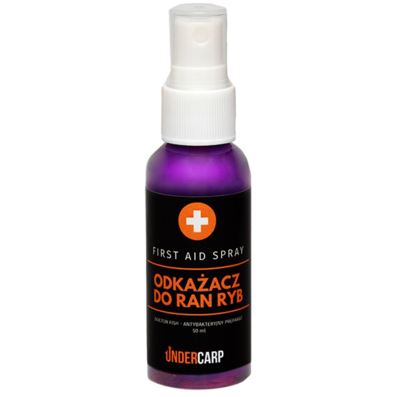 Odkażacz do Ran Ryb Karpi 50 ml UNDERCARP – Antybakteryjny Spray dla Wędkarzy