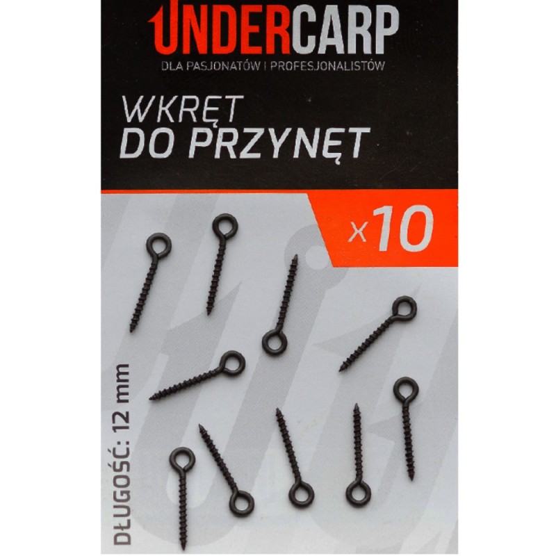 Wkręt do Przynęt 12 mm UnderCarp – Bait Screw do kulek i orzechów