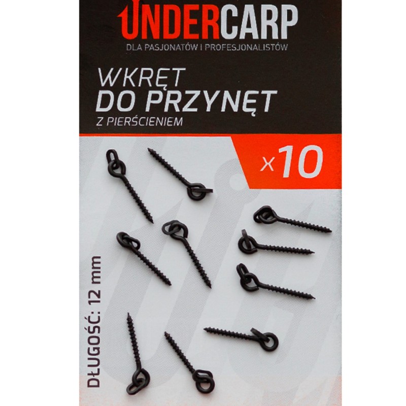 Wkręt do Przynęt z Pierścieniem 12 mm UnderCarp – naturalna praca przynęty
