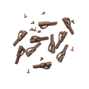 Bezpieczny klips brązowy z bolcem UNDERCARP – bezpieczeństwo i kontrola zestawu