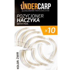 Pozycjoner Haczyka Withy Pool Żwir Brązowy UNDERCARP – Line Aligner 10 sztuk