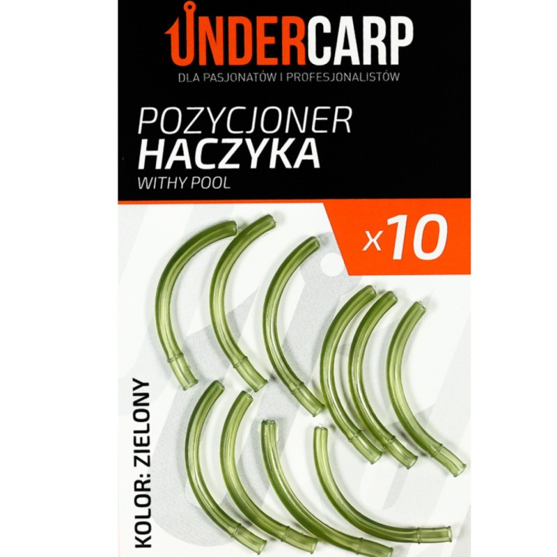 Pozycjoner Haczyka Withy Pool Zielony UNDERCARP – Line Aligner 10 sztuk