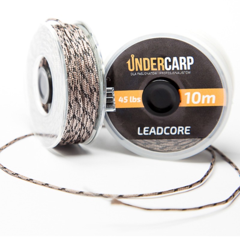 Leadcore 10 m / 45 lbs Brązowy UNDERCARP – Ołowiany Rdzeń do Zestawów Karpiowych