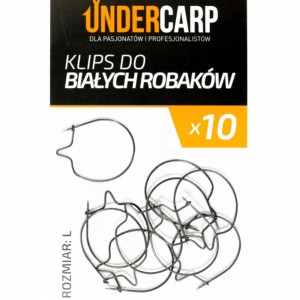 Klips do białych robaków L UnderCarp – trwały i prosty w użyciu