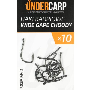 Teflonowe Haki Karpiowe Wide Gape Choddy 2 UnderCarp – idealne do chod rig