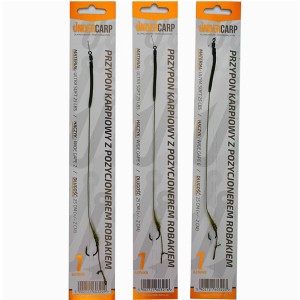 Przypon Karpiowy z Pozycjonerem Robakiem 2 UNDERCARP – Naturalna Prezentacja