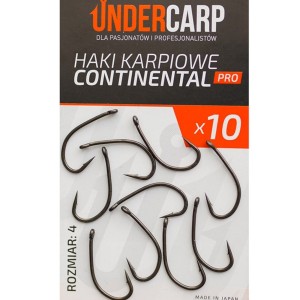 Haki karpiowe Continental 4 PRO UNDERCARP – mocne haki do zaczepów