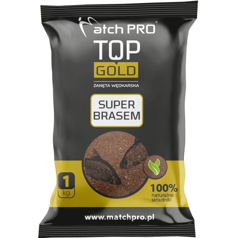 Zanęta MatchPro Top Gold Super Brasem 1kg – zawodnicza mieszanka na duże ryby