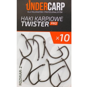Haki Karpiowe Twister 2 PRO UnderCarp – szeroki łuk, pewne zacięcie