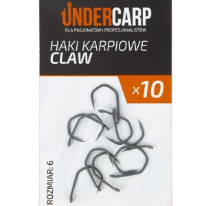 Teflonowe Haki Karpiowe Claw 4 UnderCarp – mocne, ostre, skuteczne