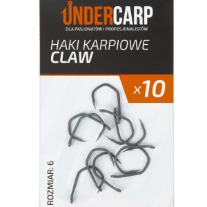 Teflonowe Haki Karpiowe Claw 6 UnderCarp – skuteczne i mocne haki karpiowe
